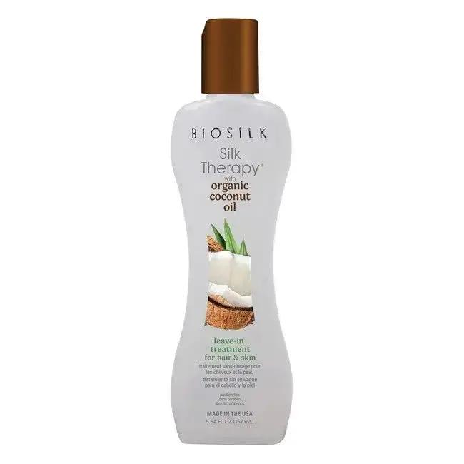 Biosilk Silk Therapy with Coconut Oil Leave - In Treatment - Beautifox