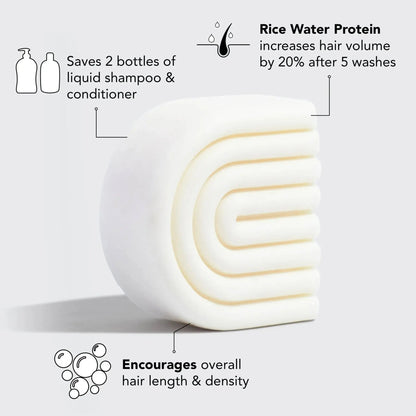 Kitsch Rice Water Conditioner Bar for Hair Growth - Beautifox