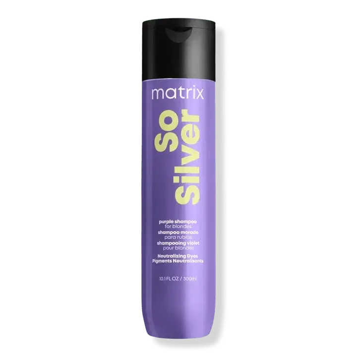 Matrix So Silver Purple Shampoo For Blonde and Silver Hair - Beautifox