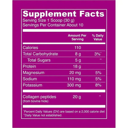 Vital Proteins Collagen Peptides Dark Chocolate Blackberry - Beautifox